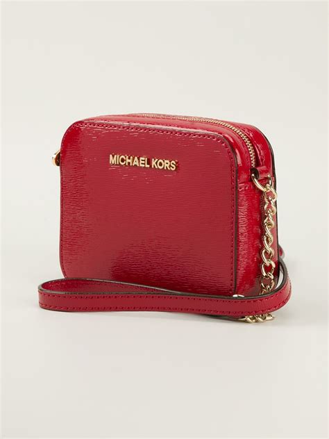 michael kors red purse outlet|michael kors red crossbody purse.